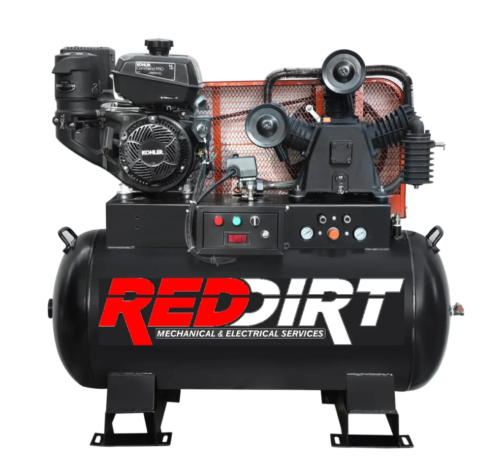 RedDirt diesel air compressor mine spec heavy duty compressor for workshop and field service Australia