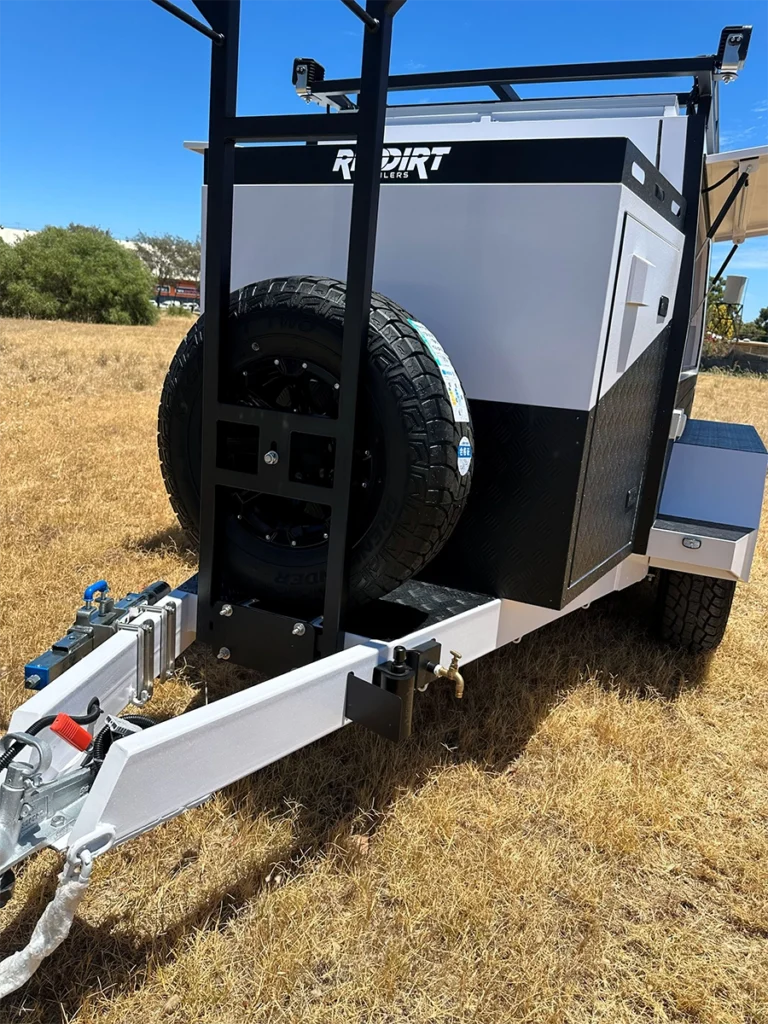 Heavy duty trailer ladder rack