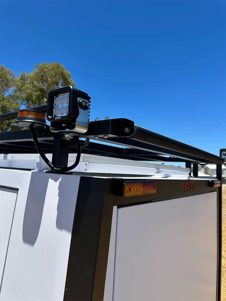 Heavy duty trailer work lights
