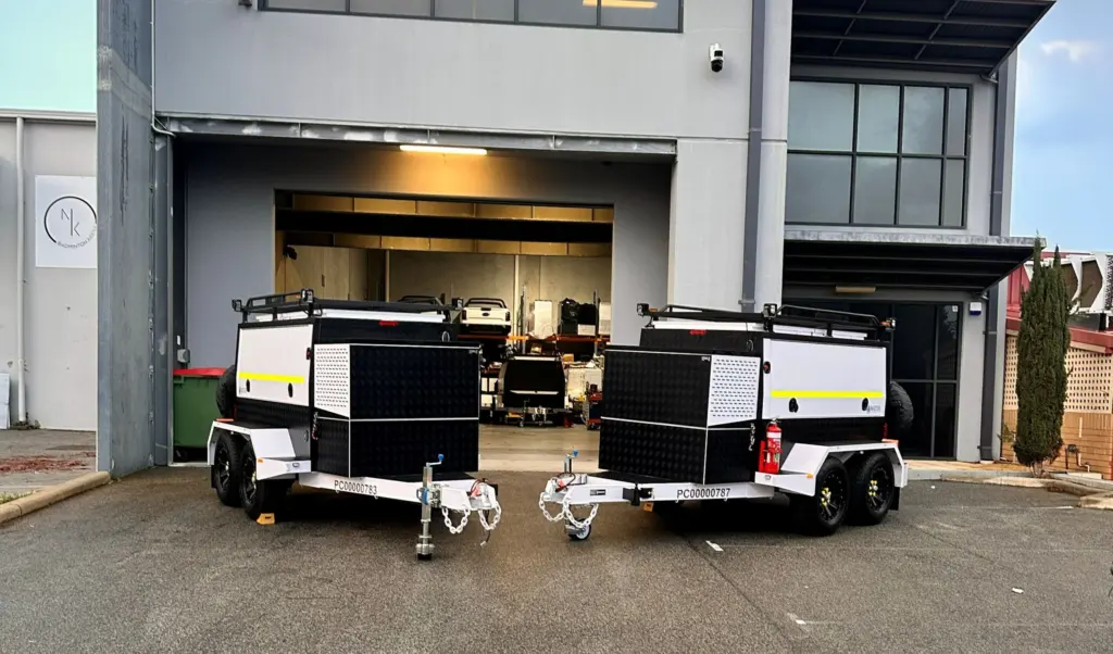 Two RedDirt Service Trailers supplied to Water Corporation in Western Australia